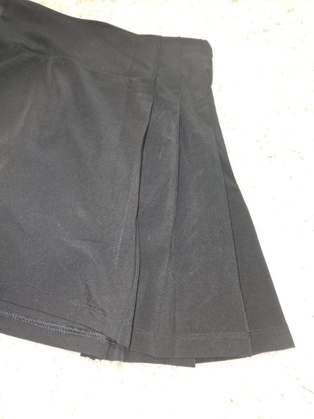 Athleta Tennis Pickleball Golf Fairway Pleated Skort Size XS Black Excellent - Picture 7 of 12